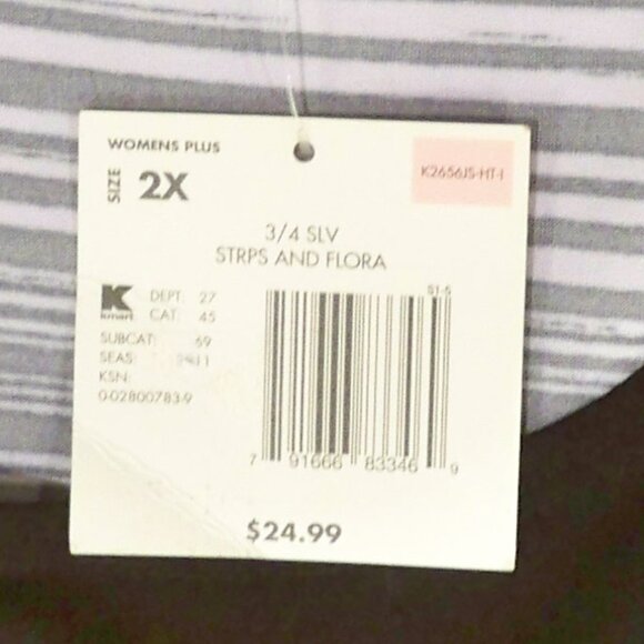 Jaclyn Smith, Long Sleeve Top, 2X - Picture 3 of 7